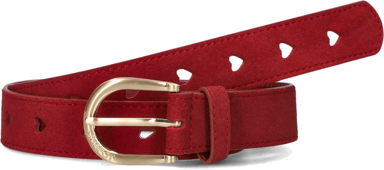 FABIENNE CHAPOT Dames Riemen Cut It Out Heart Belt Rood
