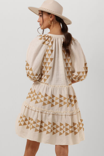Ecru GREEK ARCHAIC KORI Mini jurk 230343 - large