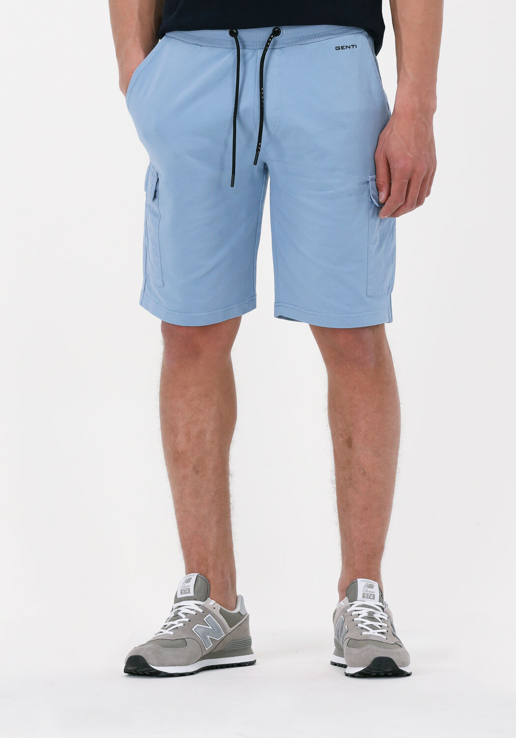 lichtblauwe genti korte broek t5002 1224