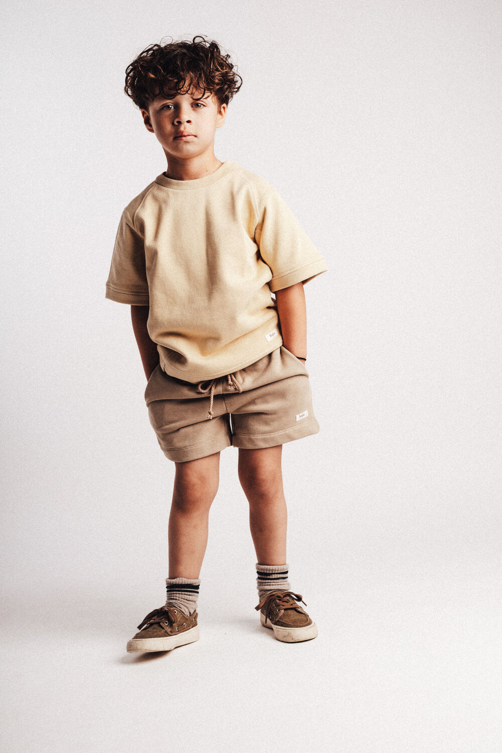 Camel BAJE STUDIO T-shirt VIC - large