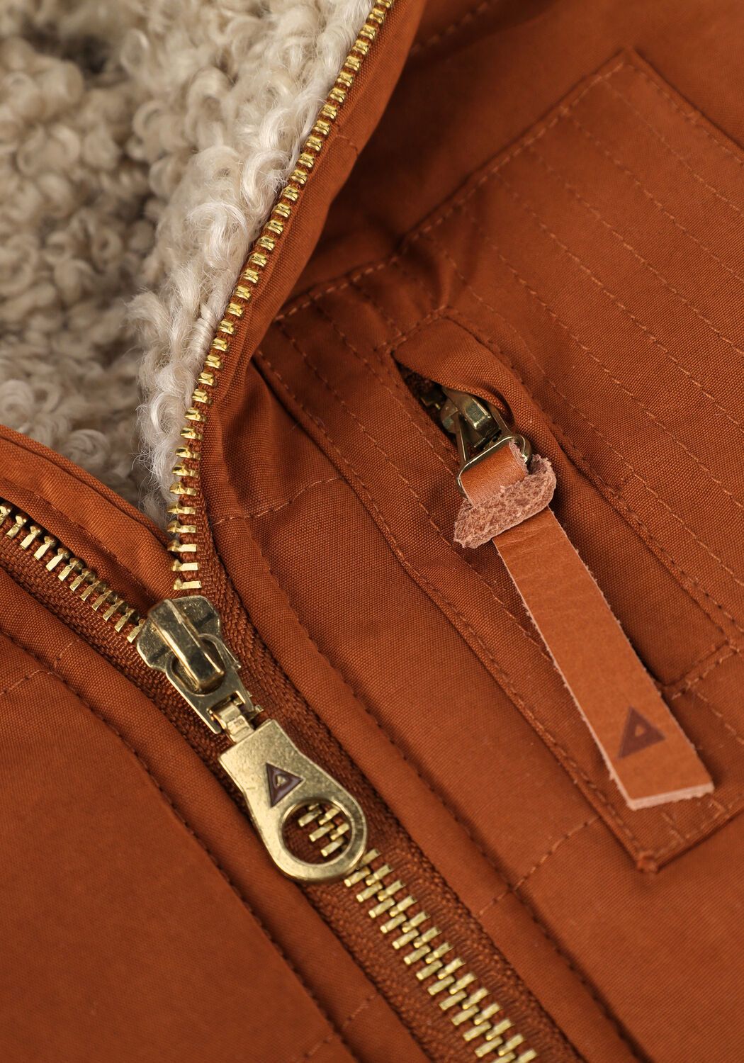 Bruine AMMEHOELA Winterjassen AM.REMI.01 - large