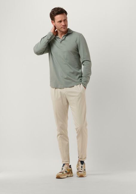 Groene PROFUOMO Polo POLO LONG SLEEVE LS Groene PROFUOMO Polo POLO LONG SLEEVE LS - large