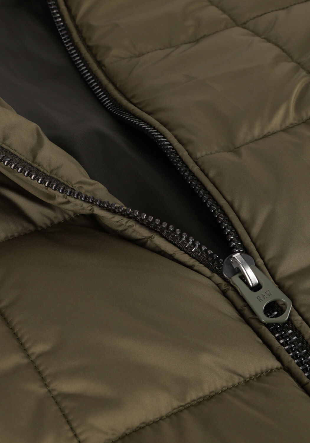 Groene G-STAR RAW Gewatteerde jas MEEFIC QUILTED JKT - large