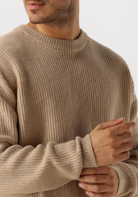 Beige WOODBIRD Trui WBKURT BASE KNIT - large