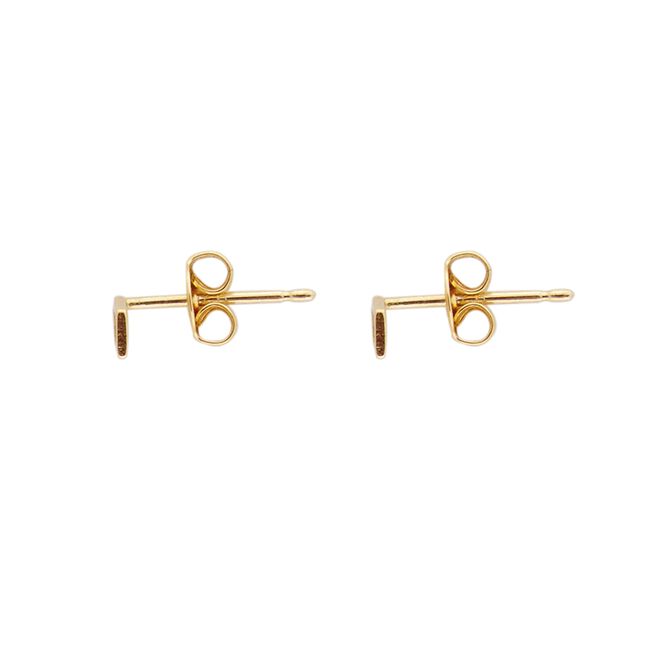 Gouden ATLITW STUDIO Oorbellen PETITE EARRINGS RHOMB Gouden ATLITW STUDIO Oorbellen PETITE EARRINGS RHOMB - large