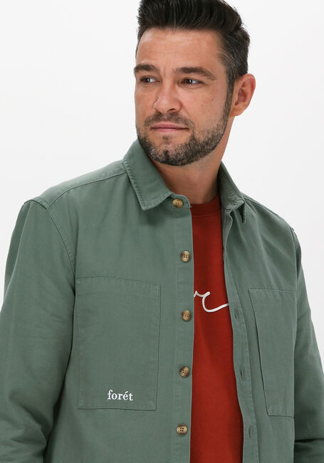Groene FORÉT Overshirt SHARK SHIRT - large