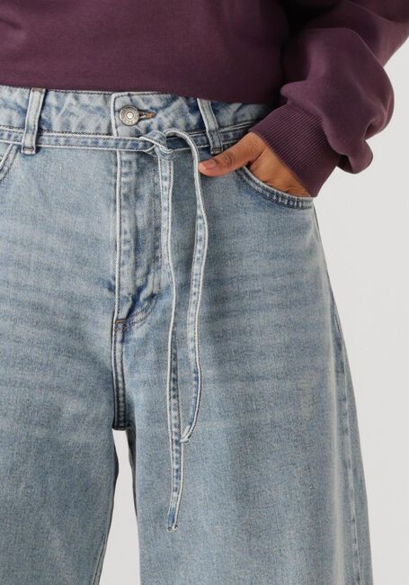 Lichtblauwe MODSTRÖM Wide jeans ISOLDEMD SOLID PANTS - large