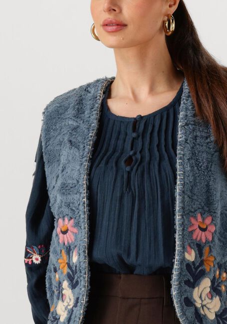 Blauwe LOUIZON Gilet YOBRODABIS/YAMINA - large