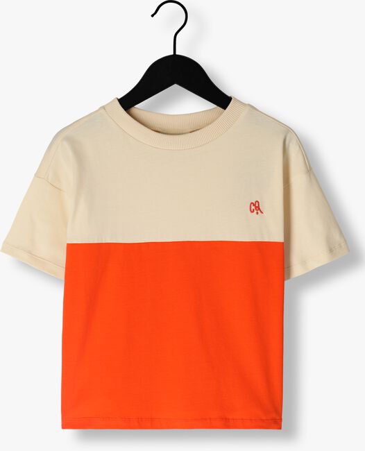Rode CARLIJNQ T-shirt BASIC - OVERSIZED T-SHIRT - large