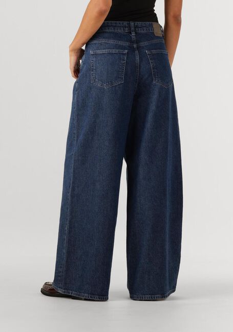 Donkerblauwe SELECTED WOMEN Wide jeans SLFEXTRA WIDE SELMA-NOA HW JEANS - large