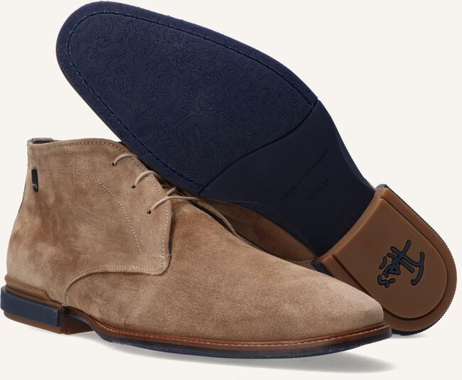 Beige FLORIS VAN BOMMEL Veterschoenen 20160 Beige FLORIS VAN BOMMEL Veterschoenen 20160 - large