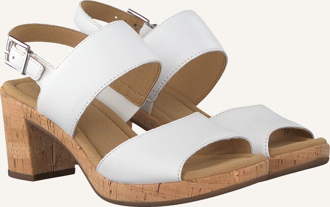 Witte GABOR Platte sandalen 777.1 Witte GABOR Platte sandalen 777.1 - large
