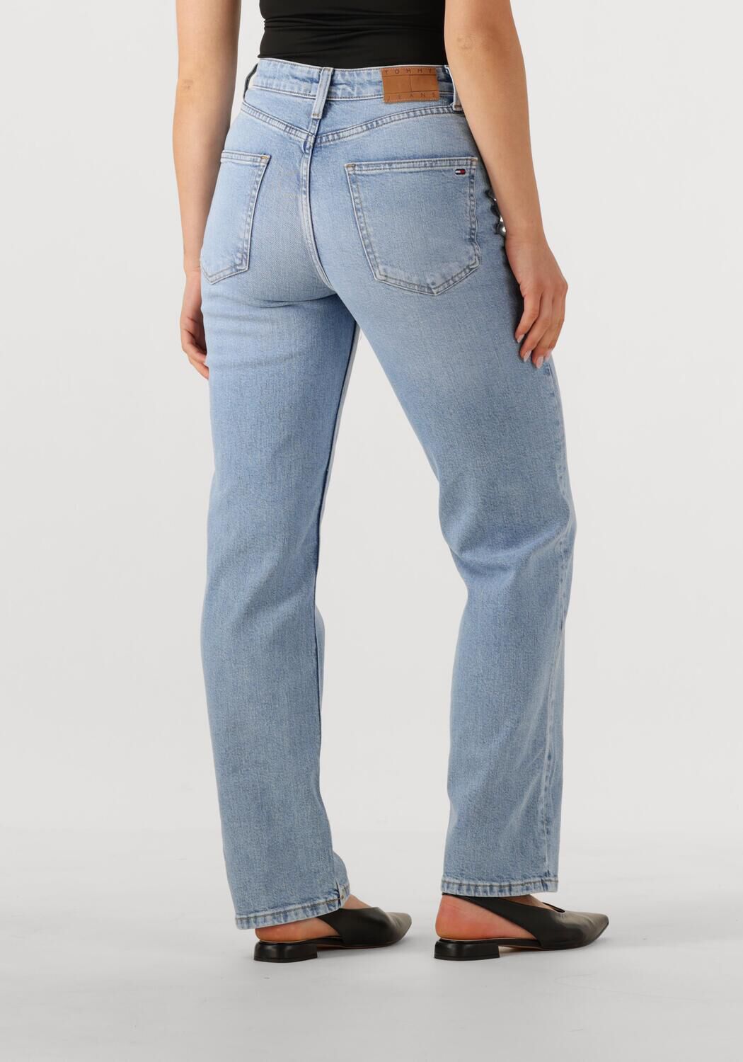 TOMMY JEANS Dames Jeans Layla Hr Slim Str Bi0112 Co Lichtblauw
