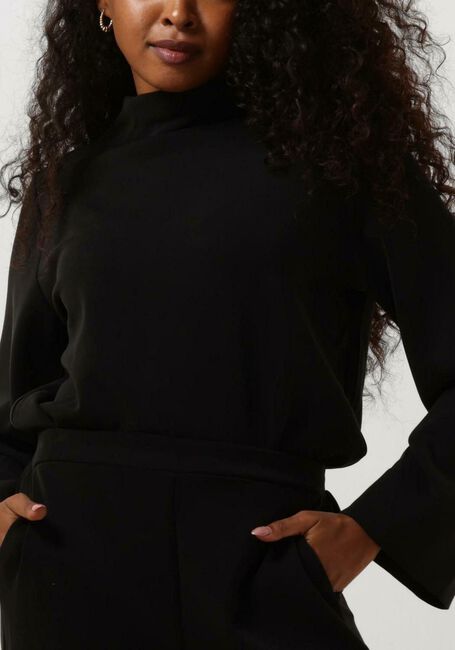 Zwarte MY ESSENTIAL WARDROBE Sweater ELLEMW COLLAR BLOUES - large