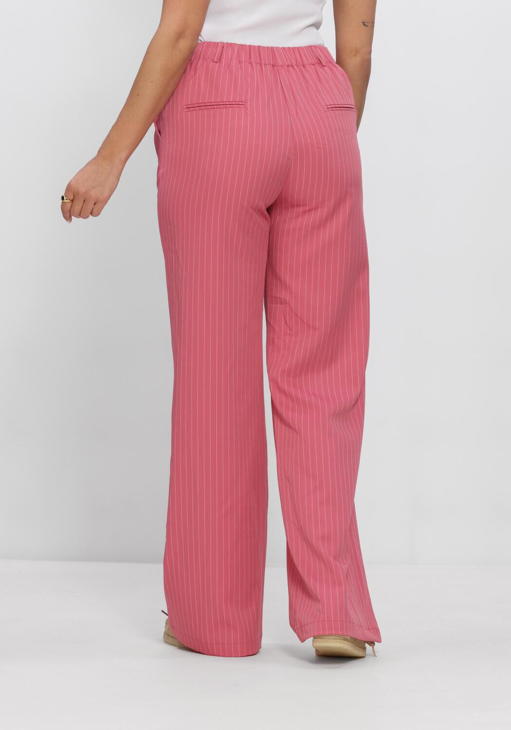 Roze YDENCE Wijde broek PANTS REN&Eacute;E - large