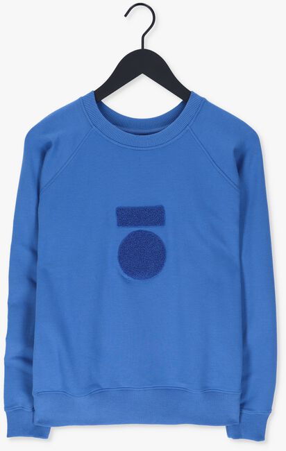 Blauwe 10DAYS Sweater SWEATER TERRY - large