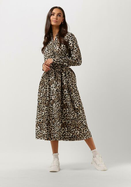 Leopard SELECTED FEMME Midi jurk SLFSALLI LS MIDI DRESS - large