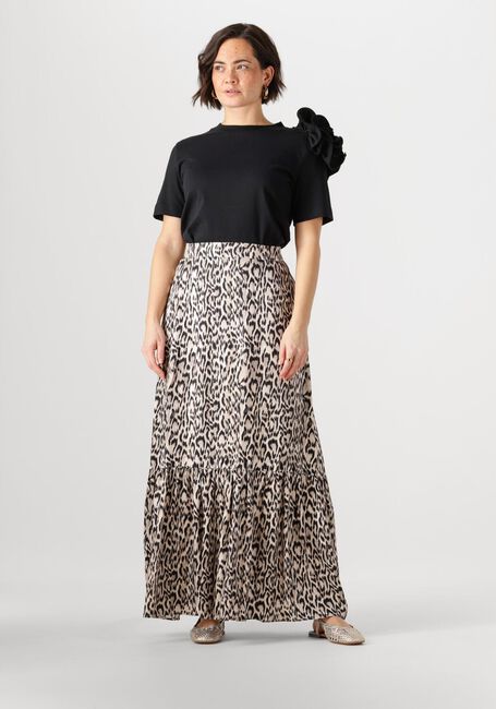 Beige JANSEN AMSTERDAM Midirok RINA ROK WA 689 LONG RUFFLE AT BOTTOM - large