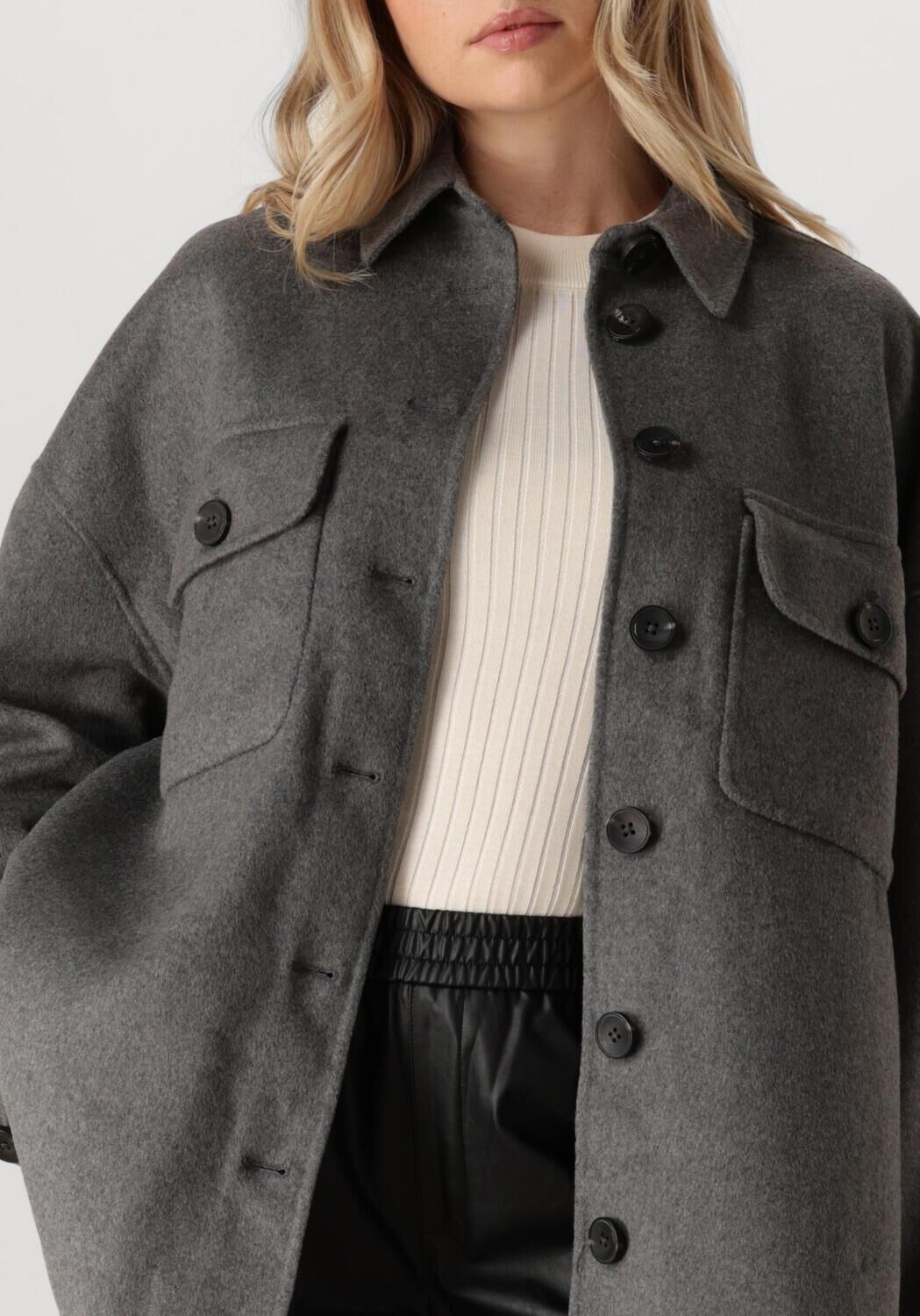 DANTE6 Dames Truien & Vesten Phaedra Wool Blend Grijs