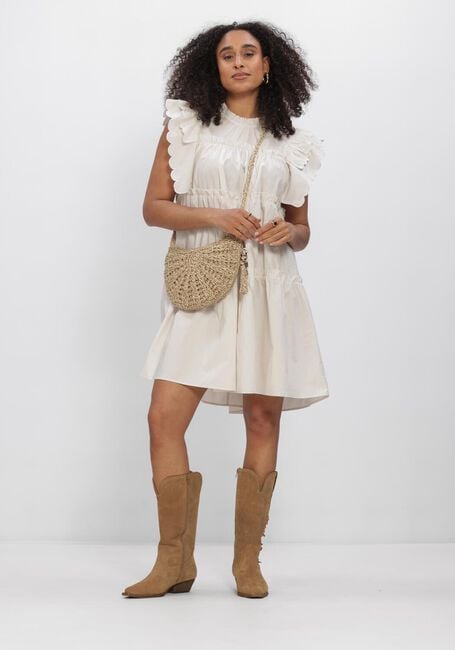 Witte OBJECT Mini jurk OBJHOPE S/L DRESS - large