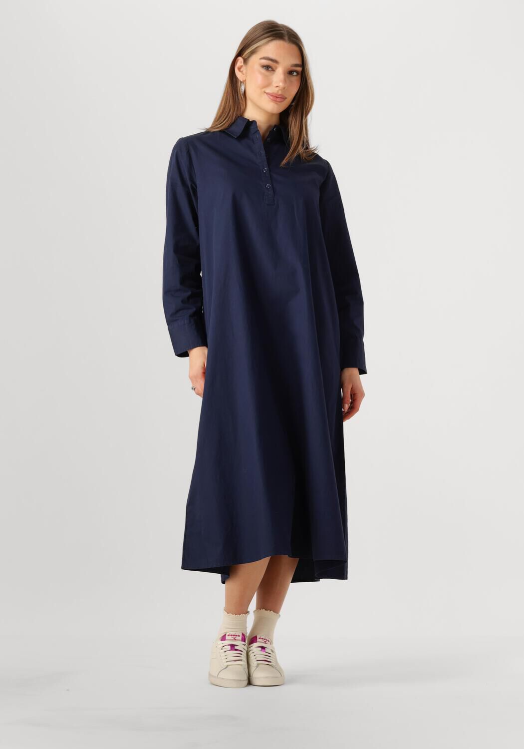 MY ESSENTIAL WARDROBE Dames Jurken Sunnamw Long Dress Donkerblauw