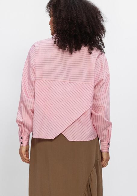 Roze ANOTHER LABEL Blouses ALCHERREE FINE STRIPE SHIRT L/S - large