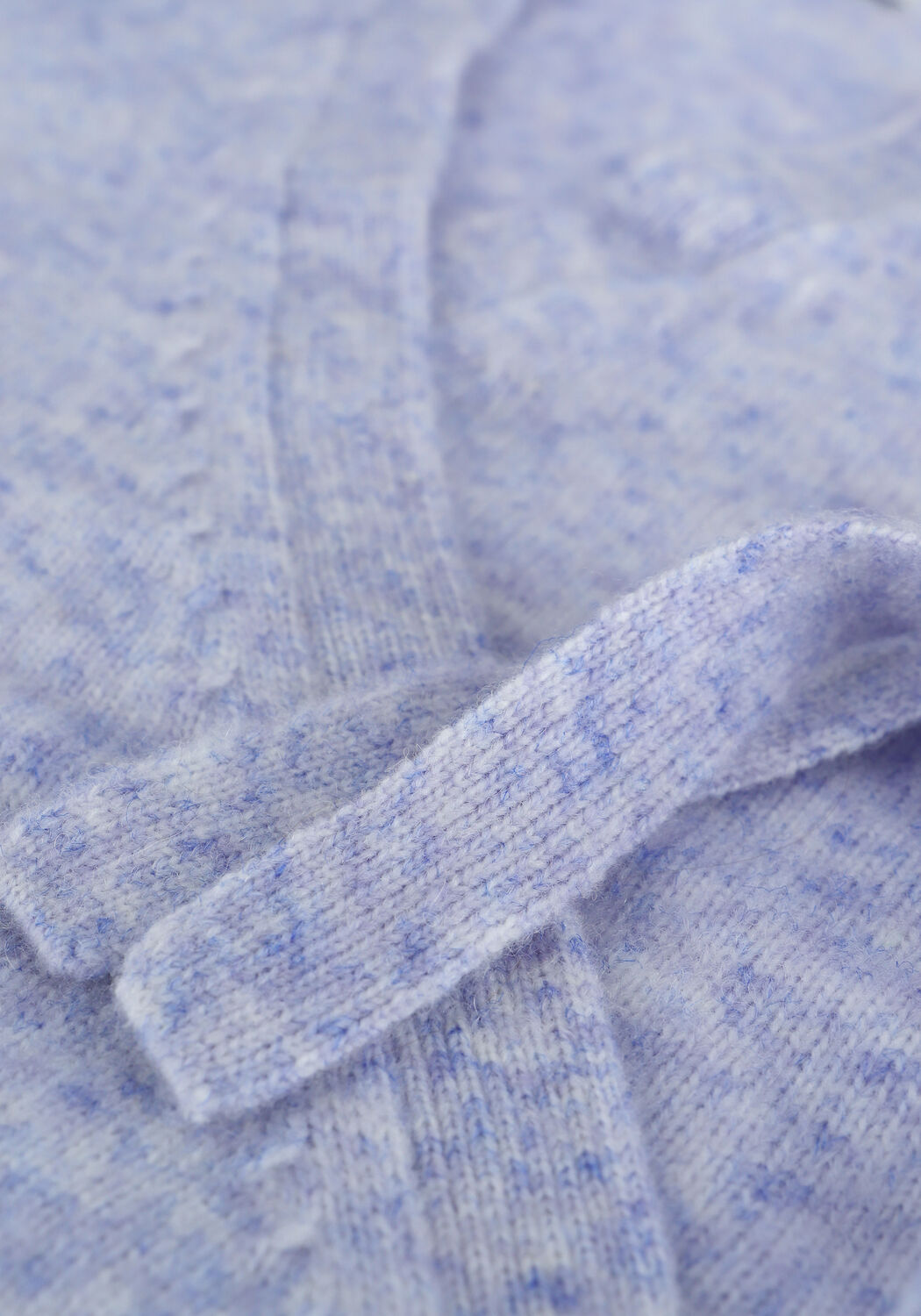 Lichtblauwe ENVII Vest ENSOYA LS V-N KNIT 5249 - large