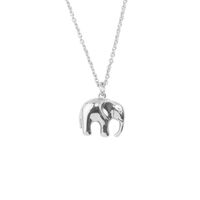 Zilveren ATLITW STUDIO Kettingen SOUVENIR NECKLACE ELEPHANT - medium