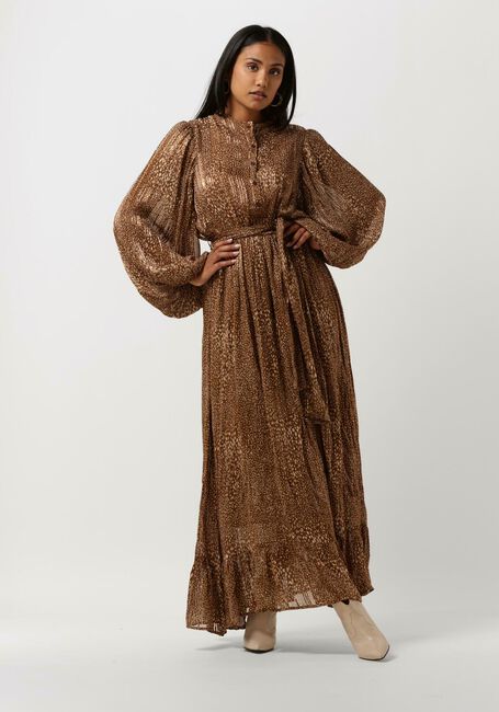 Bruine NOTRE-V Maxi jurk MAXI DRESS NV-ALIX - large