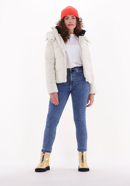 Witte CALVIN KLEIN Gewatteerde jas MW NON-DOWN SHORT PUFFER - large