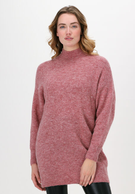 Roze OBJECT Trui NETE HIGH NECK TUNIC - large