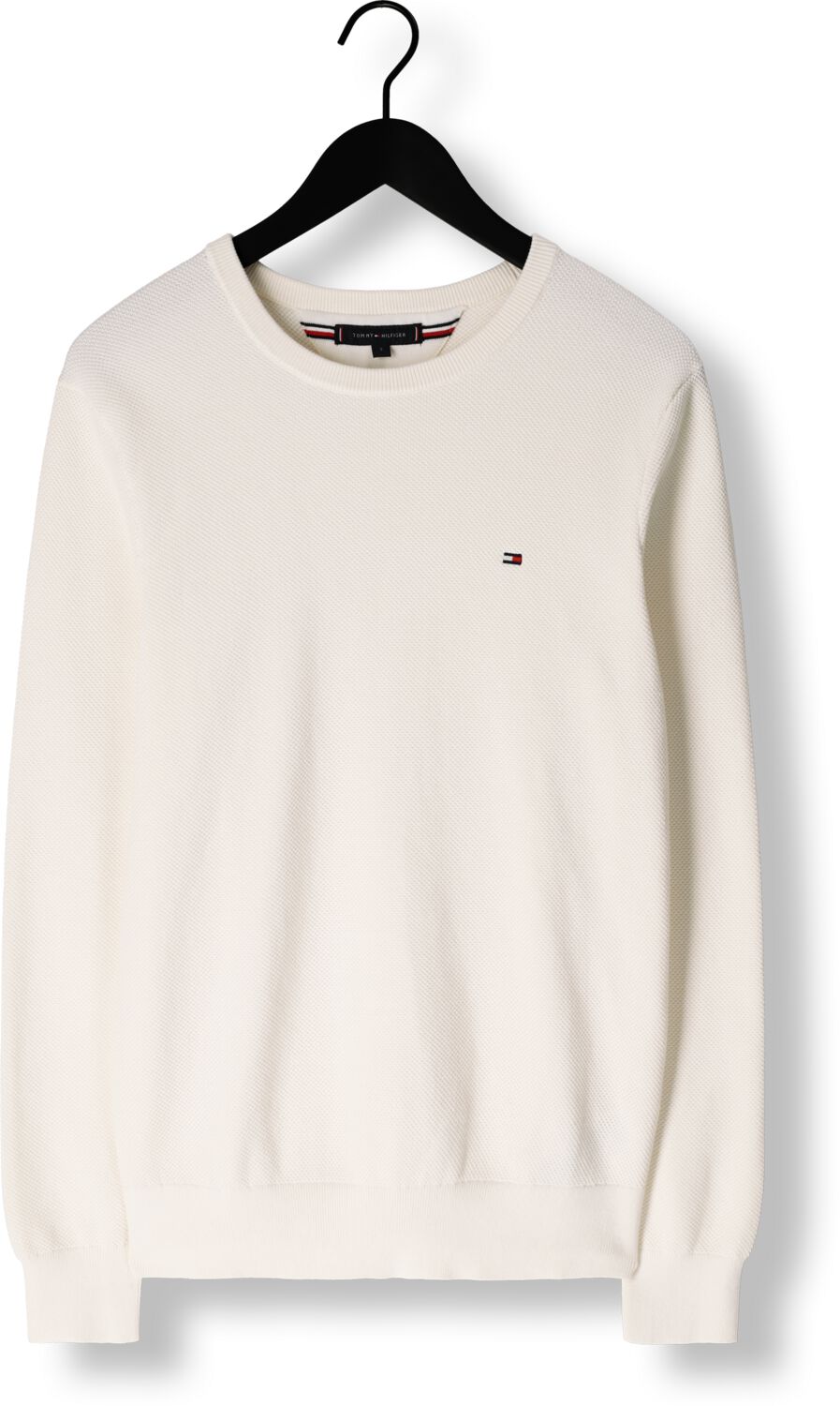 TOMMY HILFIGER Heren Truien & Vesten Essential Structure Crew Neck Creme