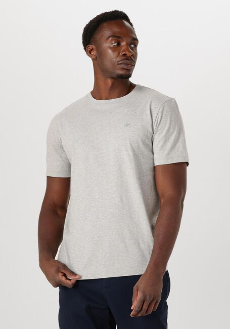 Grijze SCOTCH & SODA T-shirt LOGO T-SHIRT - large