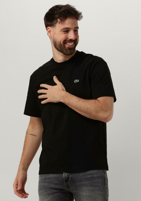 Zwarte LACOSTE T-shirt 1HT1 MEN'S TEE-SHIRT - large