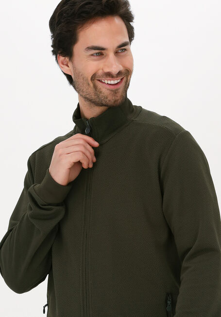 Groene CRUYFF Vest SANTIAGO TRACK TOP - TEXTURED POL - large