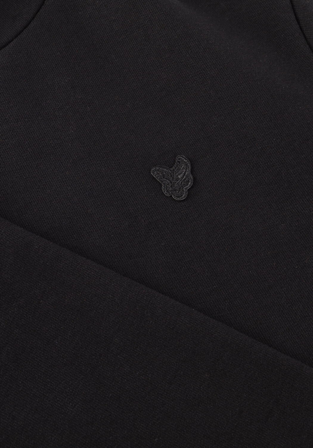 Zwarte LYLE & SCOTT Sweater HEAVY WEIGHT DROP SHOULDER HOODIE - large