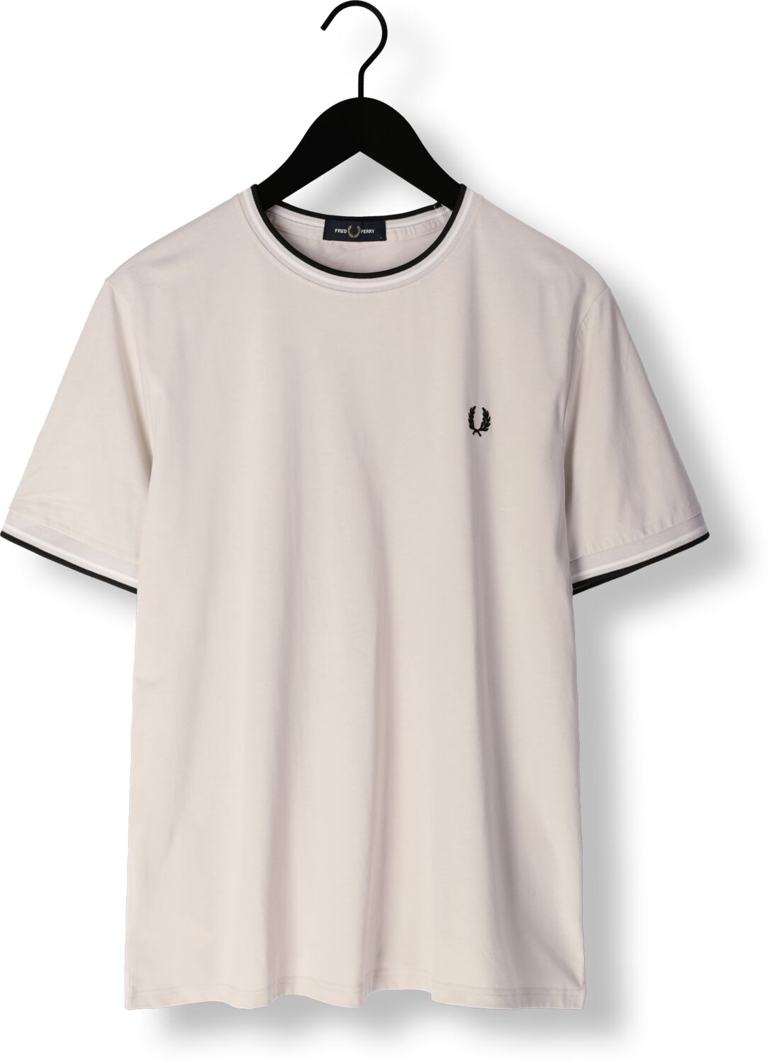 FRED PERRY Heren Polo's & T-shirts Twin Tipped T-shirt Zand
