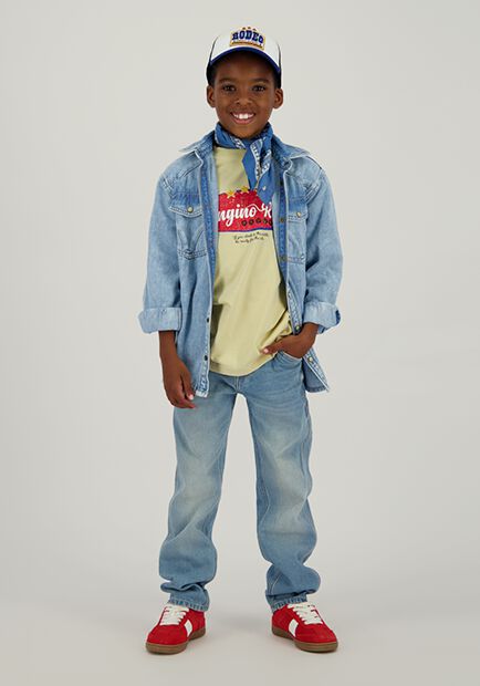 VINGINO Jongens Jeans Peppe Lichtblauw