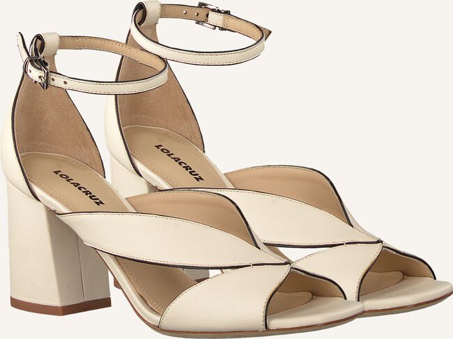 Witte LOLA CRUZ Platte sandalen 185Z10BK Witte LOLA CRUZ Platte sandalen 185Z10BK - large