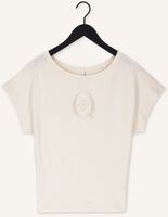 Witte SUMMUM Top TEE LOGO ARTWORK COTTON LINEN JERSEY Witte SUMMUM Top TEE LOGO ARTWORK COTTON LINEN JERSEY - medium