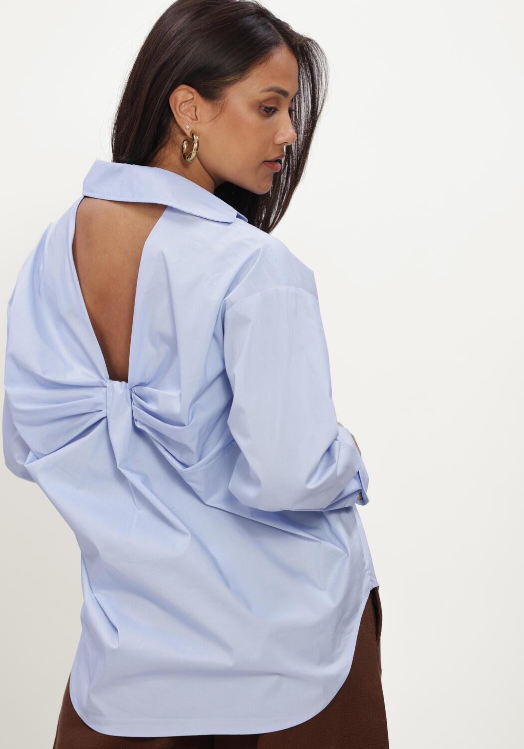 Lichtblauwe JOSH V Blouses LAURI BLOUSE - large