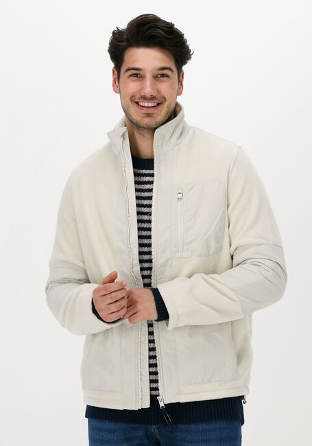 Gebroken wit SELECTED HOMME Vest SLHNOHR FLEECE JKT W - large
