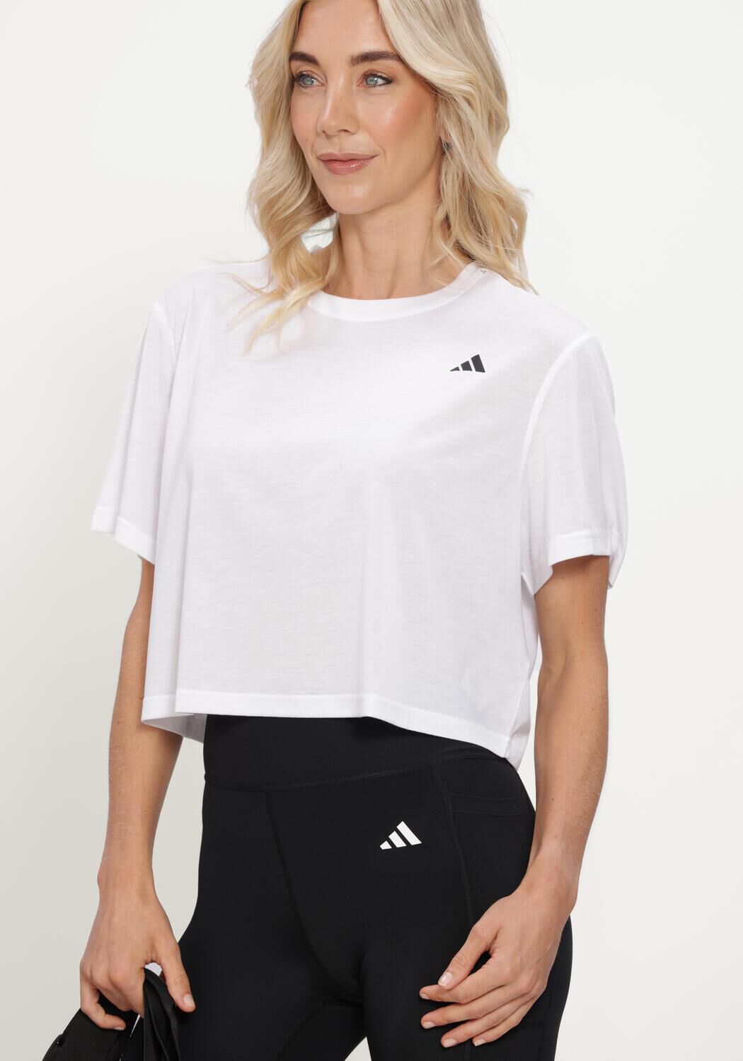 Witte ADIDAS Top WE MIN TEE - large
