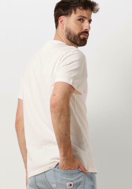 Witte TOMMY JEANS T-shirt TJM SLIM RIB DETAIL TEE - large