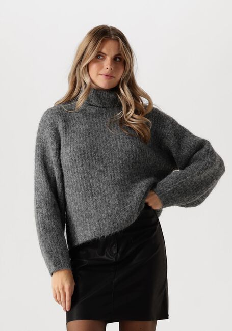 Grijze CO'COUTURE Trui CORALIE ROLL KNIT - large