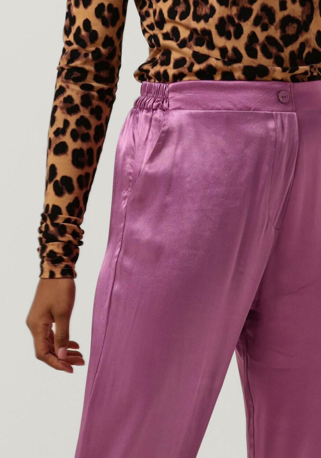 AMAYA AMSTERDAM Dames Broeken Abby Pants Paars