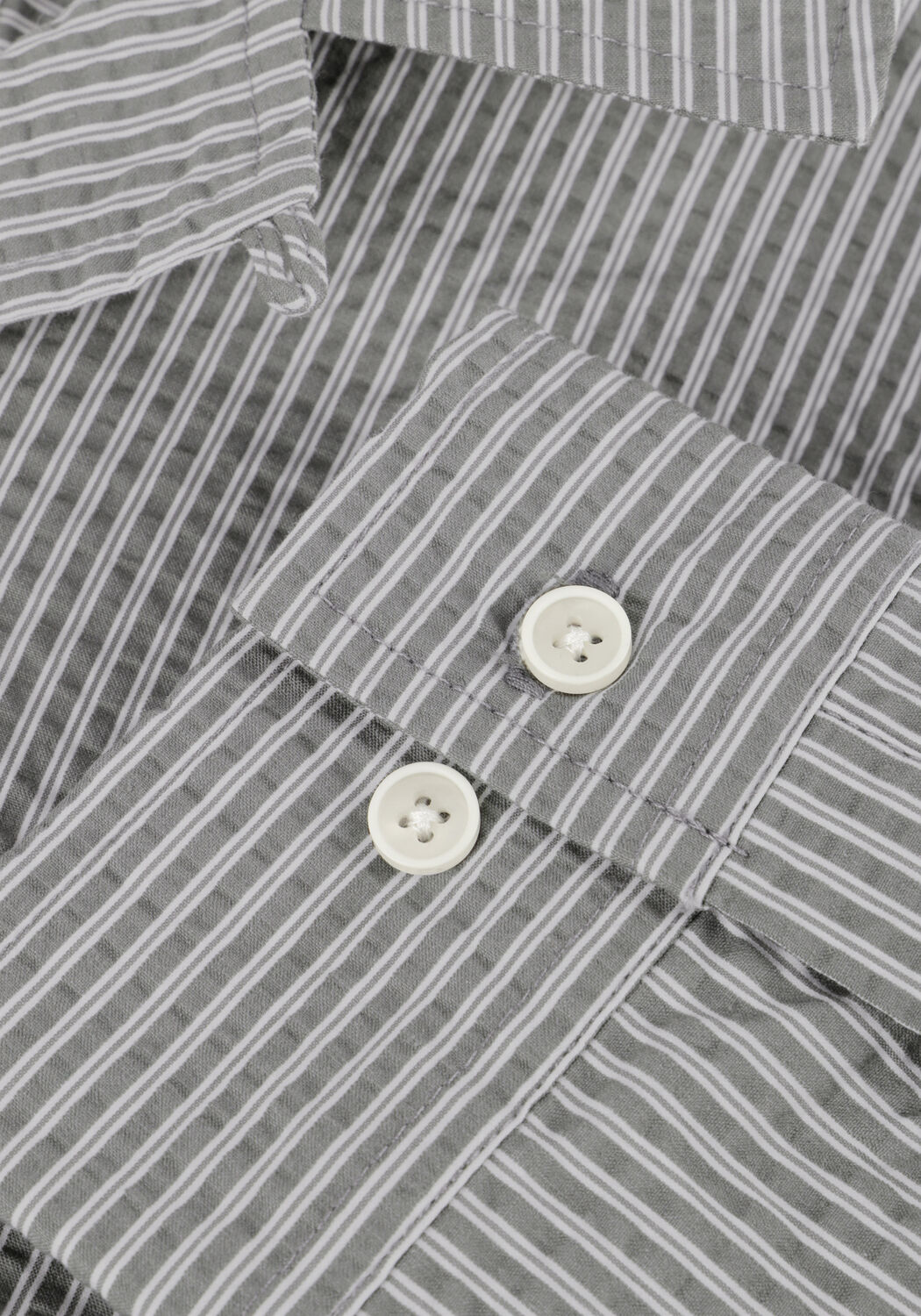 Olijf ANERKJENDT Casual overhemd AKKURT L/S STRIPE SHIRT - large