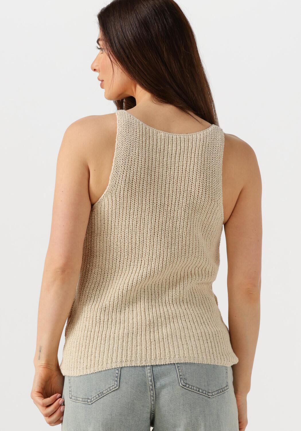 MY ESSENTIAL WARDROBE Dames Tops & T-shirts Divamw Knit Top Ecru