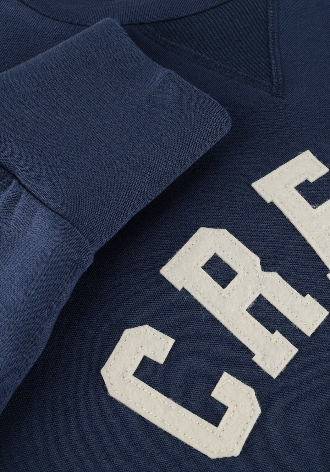 Donkerblauwe MOS MOSH Trui MMCELLI O-LS SWEATSHIRT - large