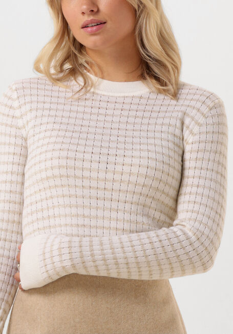 Ecru VANILIA Tops & T-shirts LUREX CREWNECK - large